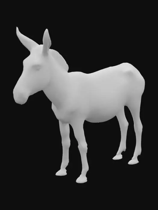 3D model for Donkey Profile