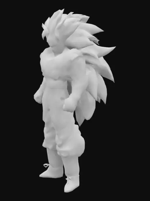 3D model for Super Saiyan 3