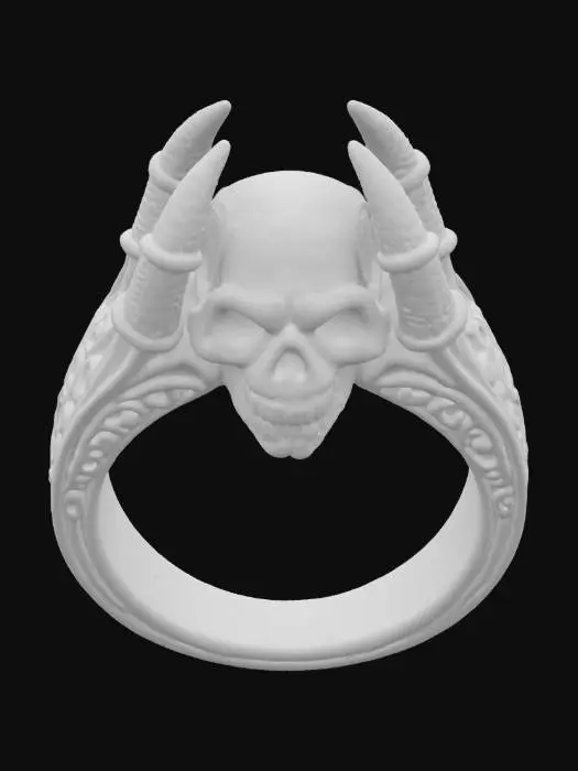 3D model for Skull Ring