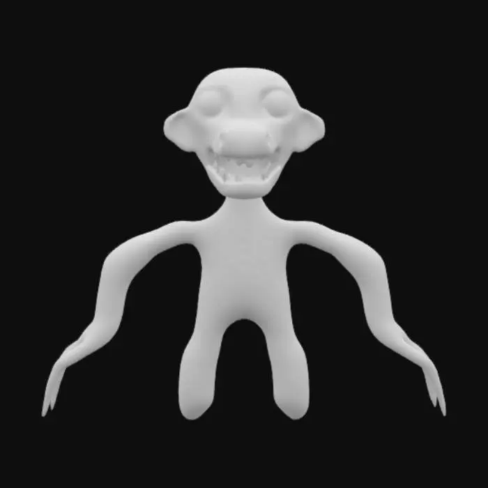 3D model for Crimson Creature 2, #SketchTo3D#