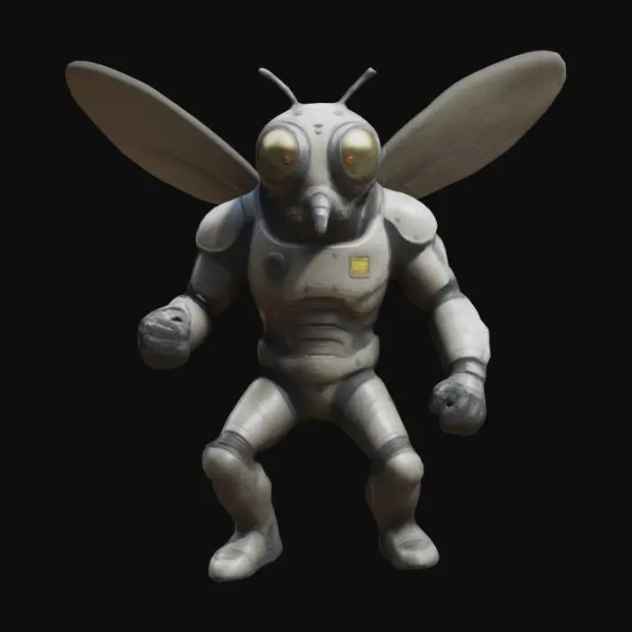 3D model for Fly Warrior, #SketchTo3D#