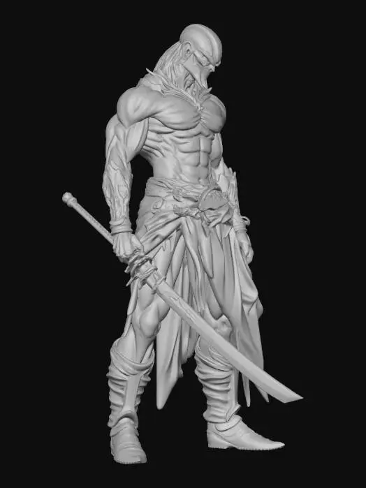 3D model for Bronze Warlord