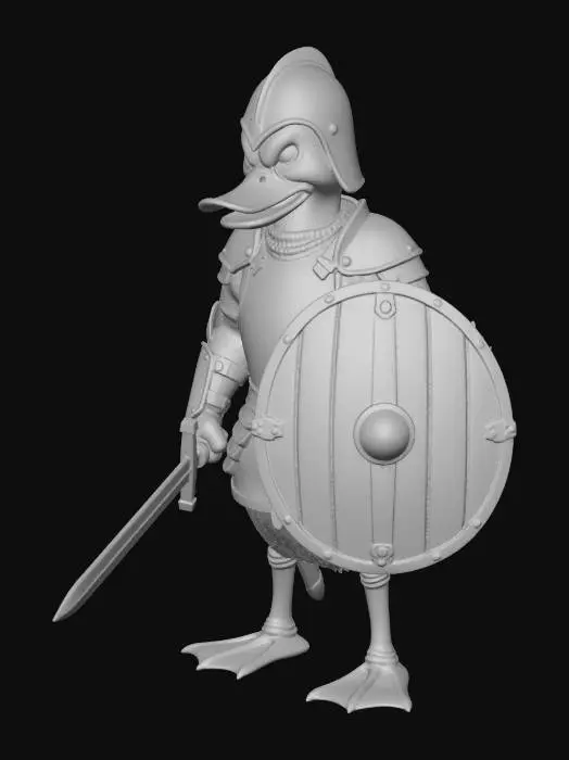 3D model for Chicken Warriror #EasterEgg2026