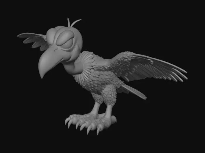 3D model for Mini Necky - Donkey Kong Country