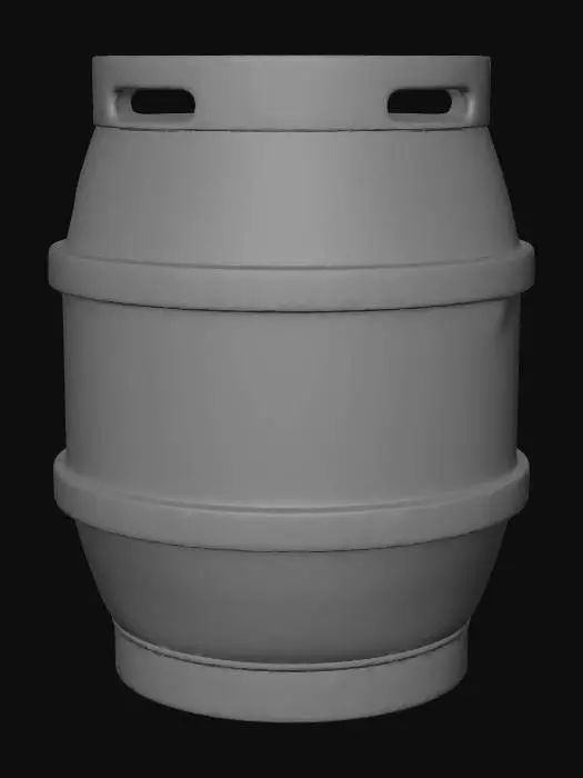 3D model for Rusty Keg