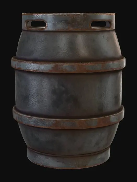 3D model for Rusty Keg
