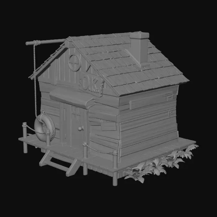 3D model for D.K. Cabin
