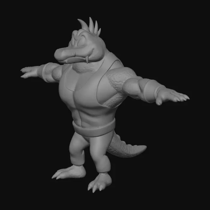 3D model for Krusha - Donkey Kong Country