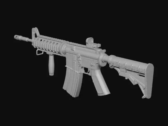 3D model for Assault Rifle Replica
