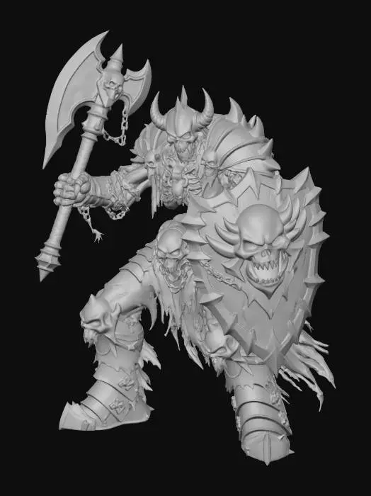 3D model for Deathlord Warlord