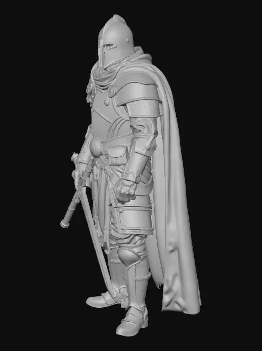 3D model for Knight in Armor