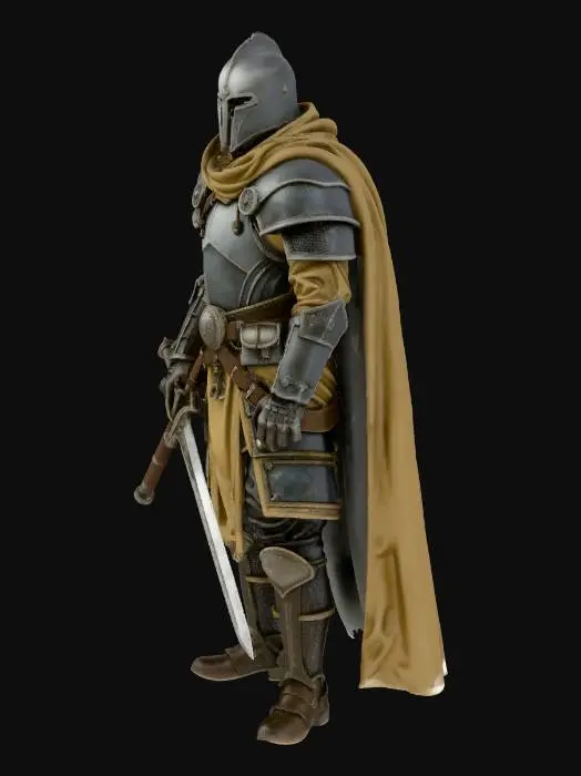 3D model for Knight in Armor