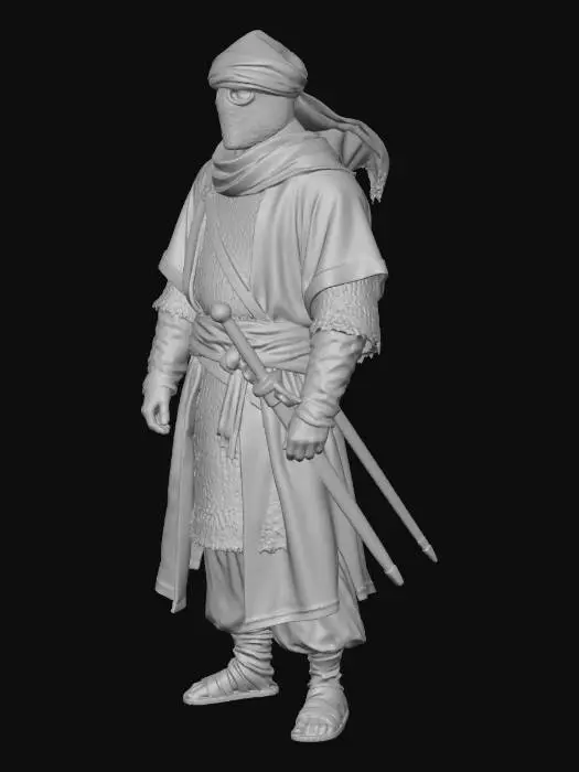 3D model for Desert Warrior