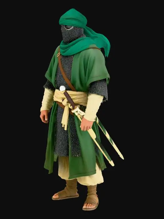 3D model for Desert Warrior