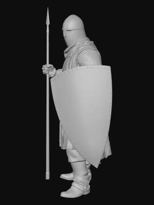 3D model for Knight of Valor