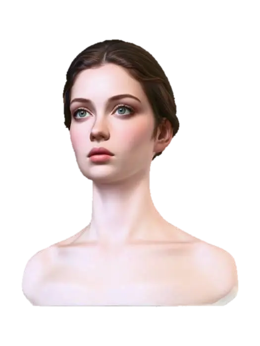 Porcelain Grace oleh mitaka — dibuat dengan generator 3D Meshy AI, unduh gratis FBX OBJ GLB STL