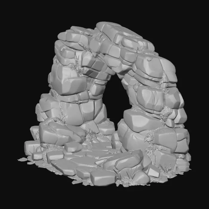 3D model for Rocky Archway
