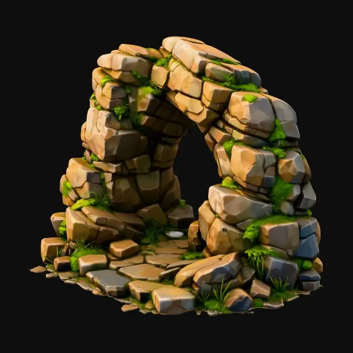 3D model for Rocky Archway