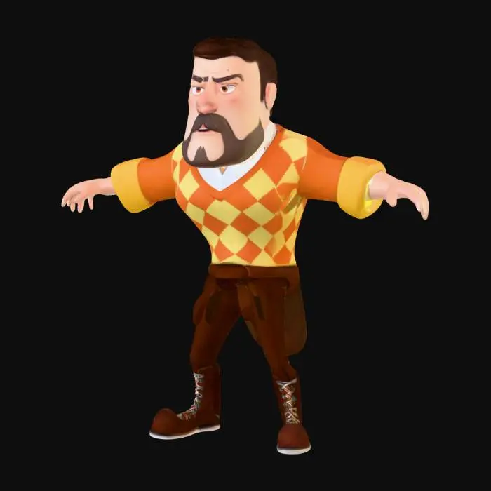 3D model for Dark Riddle 