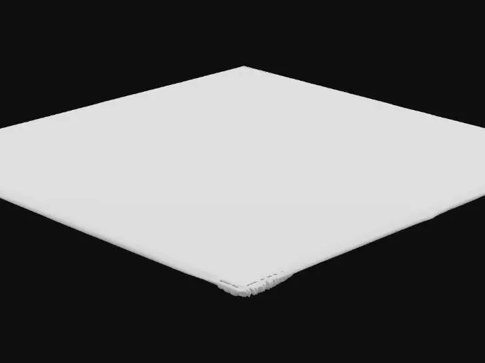 3D model for beautiful rug with light blue colors and light blue patterns