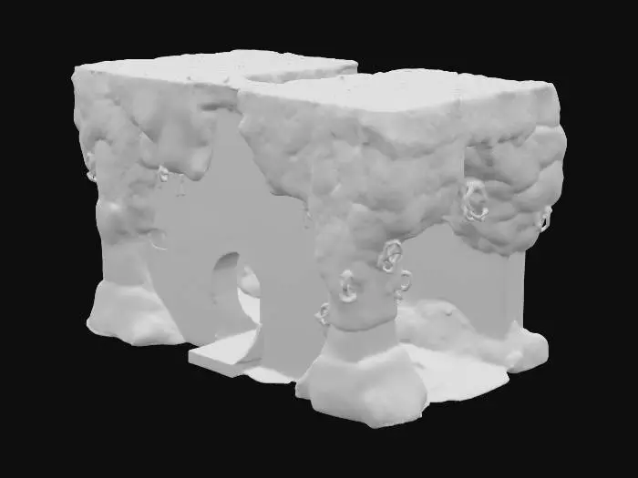 3D model for scary cave hide out 