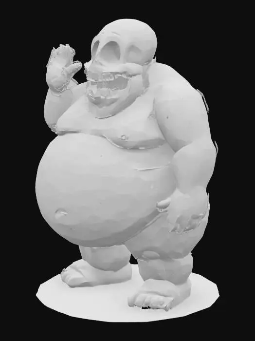 3D model for Friendly Skeleton Waver