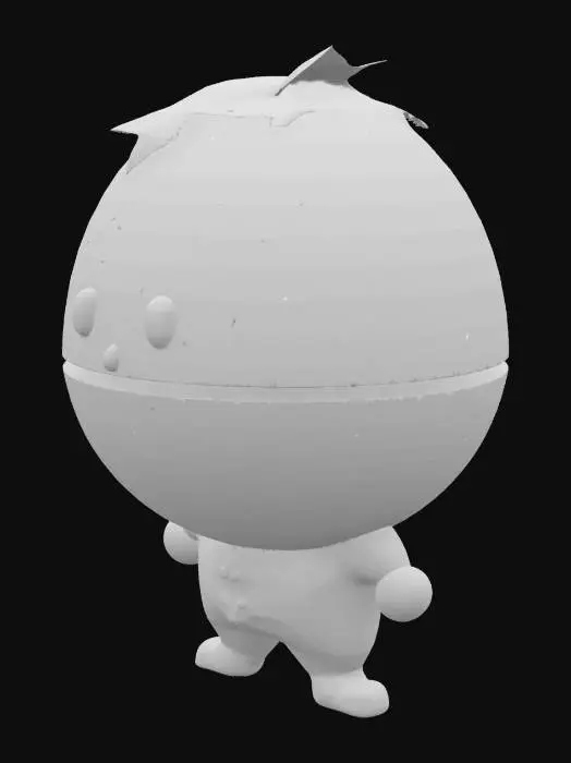 3D model for Egghead Figure