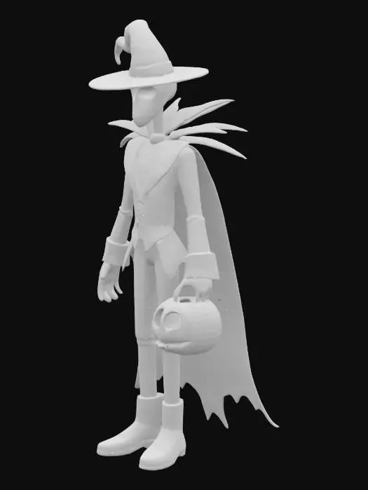 3D model for High detail of Jack the Pumpkin King from the movie Nightmare before Christmas 