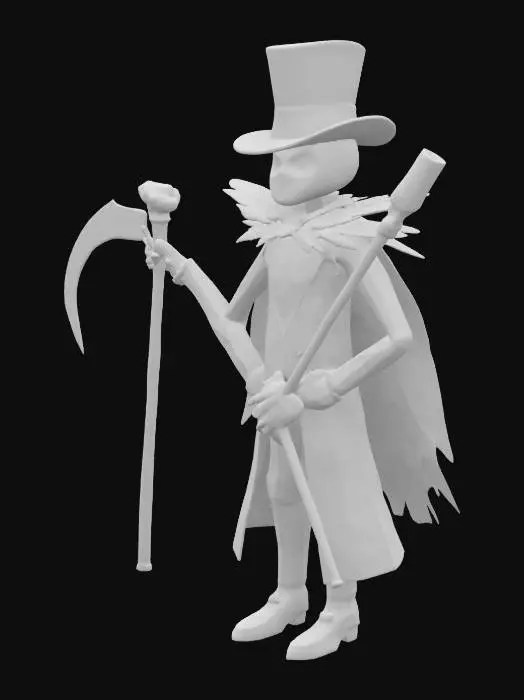 3D model for High detail of Jack the Pumpkin King from the movie Nightmare before Christmas 