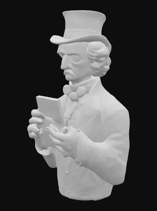 3D model for Edger allen Poe high detail
