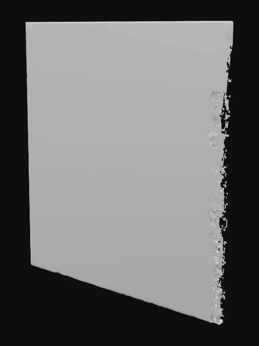 3D model for Wall with graffiti on it  high detail 