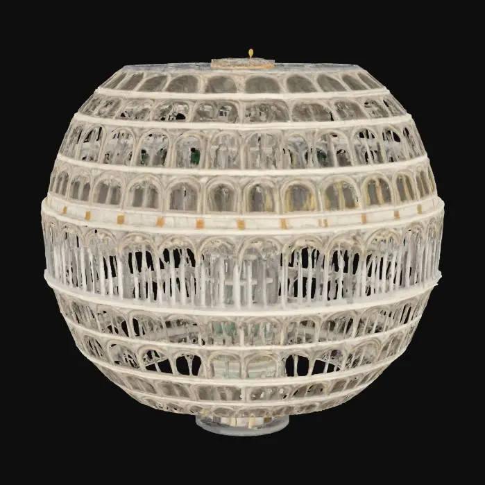 3D model for leaning tower of pisa high detail