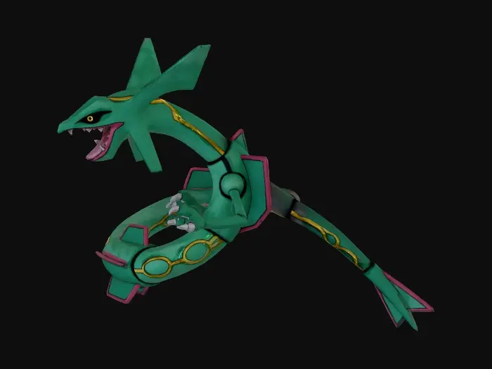 3D model for Rayquaza