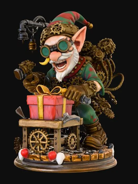 3D model for Steampunk Tinkerer, #Christmas2025#