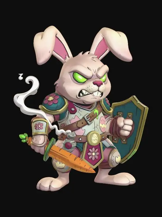 3D model for Iron Hare, #EasterEgg2026#