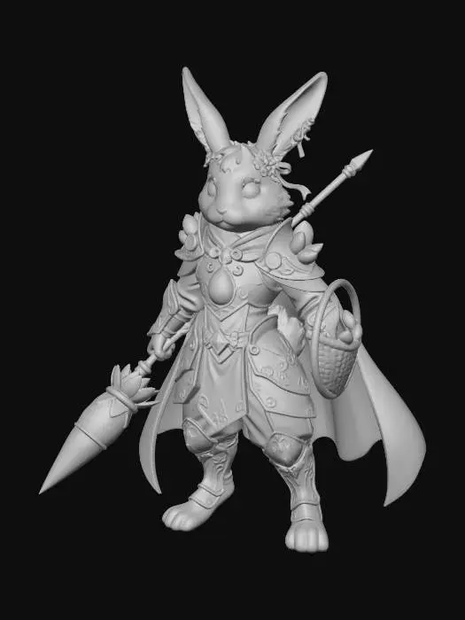 3D model for Easter Bunny Knight, #EasterEgg2026#