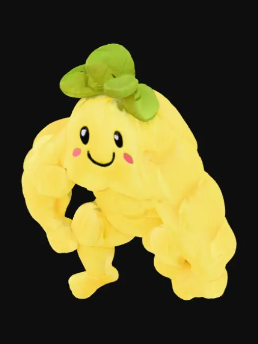 3D model for Muscle Mango Plush