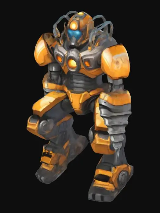 3D model for Drillbot Defender