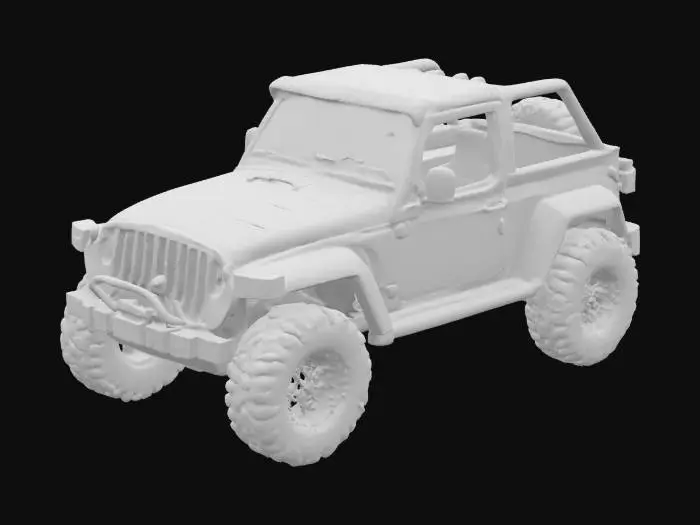 3D model for baja racing jeep