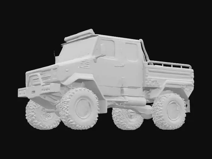 3D model for 1980's Lamborghini LM002 baja racing truck
