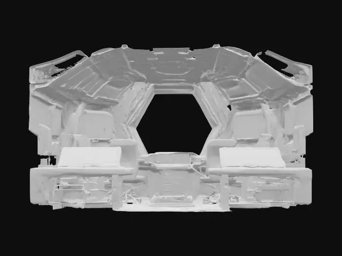 3D model for matrix style monitors command center from inside nebuchadnezzar ship