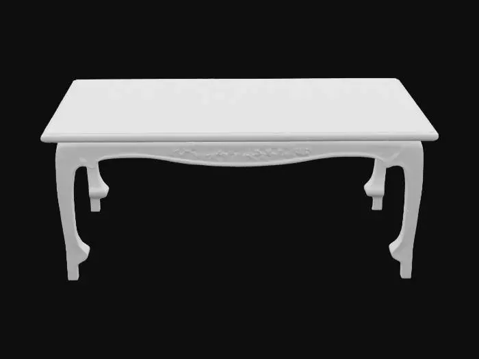 3D model for japanese teak table