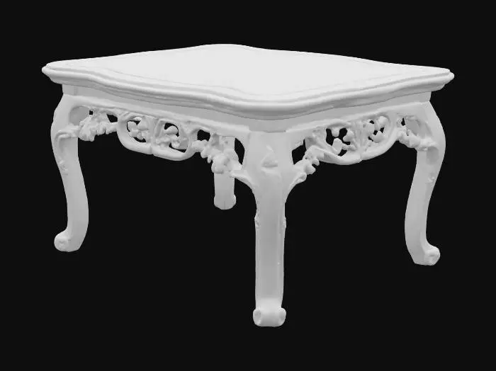 3D model for japanese teak table