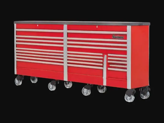 3D model for Red Tool Chest on Wheels