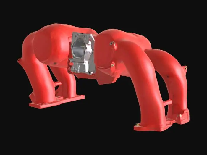 3D model for Red Intake Manifold