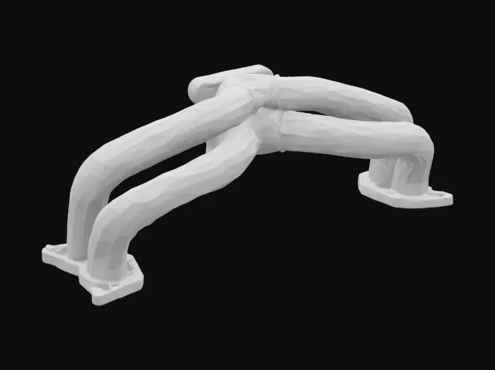 3D model for STI equal length exhaust headers