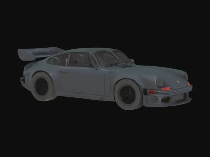 3D model for porsche 911 1980s rally baja racer