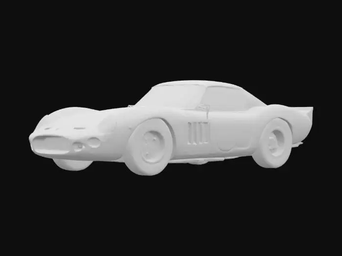3D model for ferrari 250 gto lemans race car
