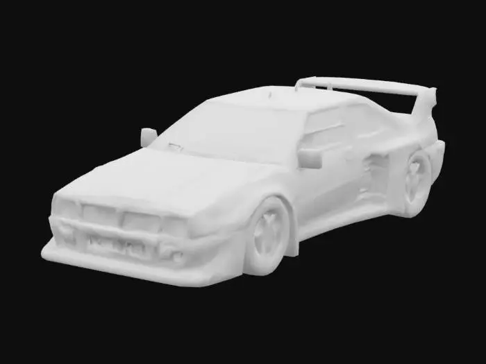 3D model for lancia delta integral raly car group-b