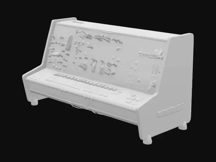 3D model for analog modular synthesizer system